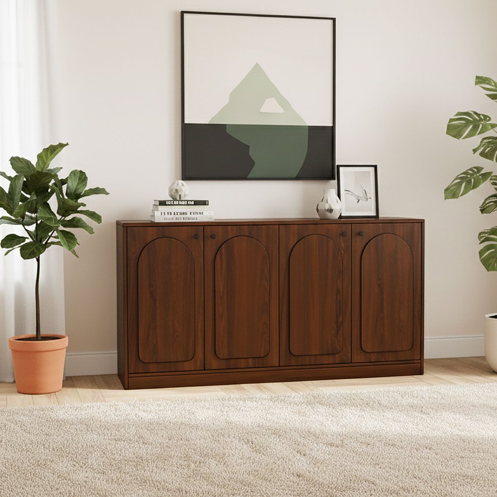 A2 Tủ đựng đồ QHOME DECOR, tủ console, tủ trang trí để đồ phòng khách, phòng ngủ