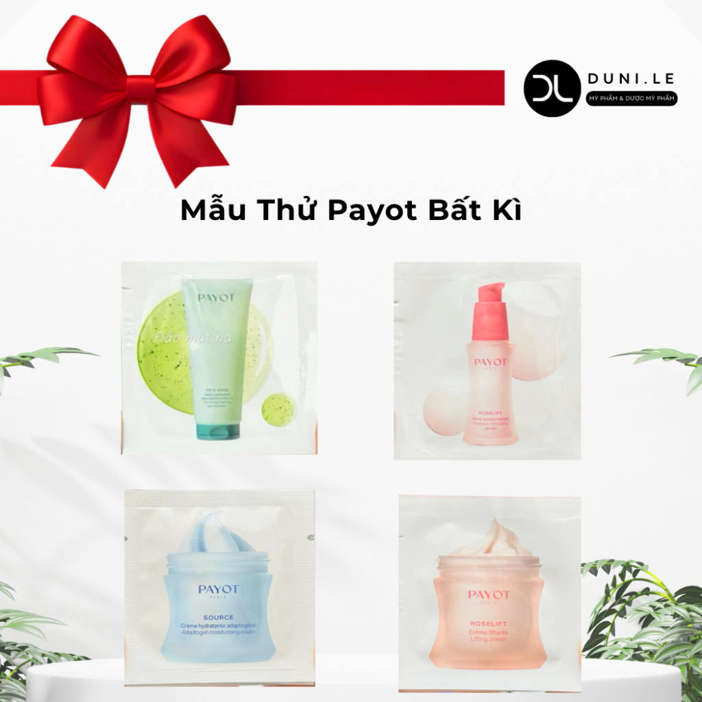 [QUÀ] Mẫu Thử Payot nhiều loại, Sample quà tặng  | Duni Le Cosmetics