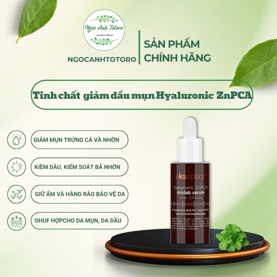 [Hàng Công Ty] Serum Ekseption tinh chất kẽm ZnPCA mixlab serum