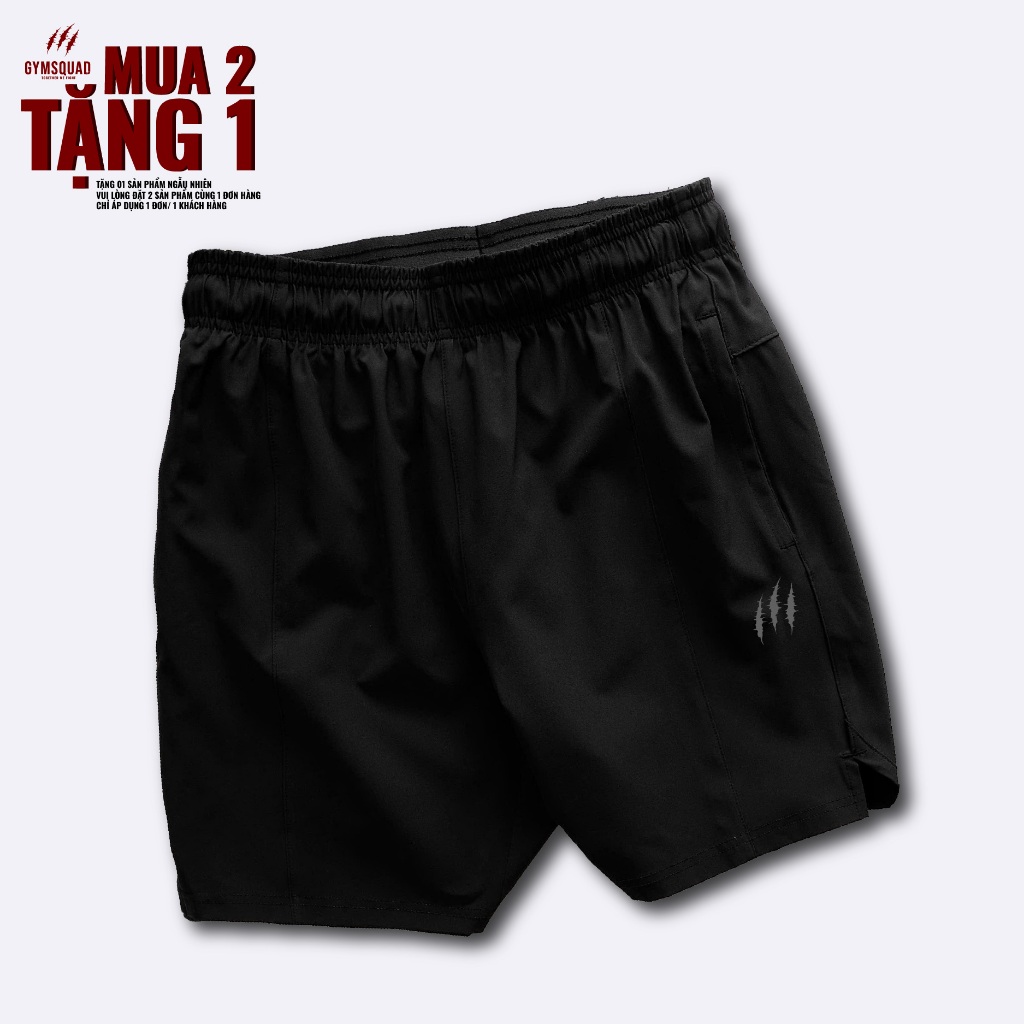 GYMSQUAD Quần Dù Flex Basic  Mỏng Nhẹ, Thoáng khí, Quần Short Nam Menwear