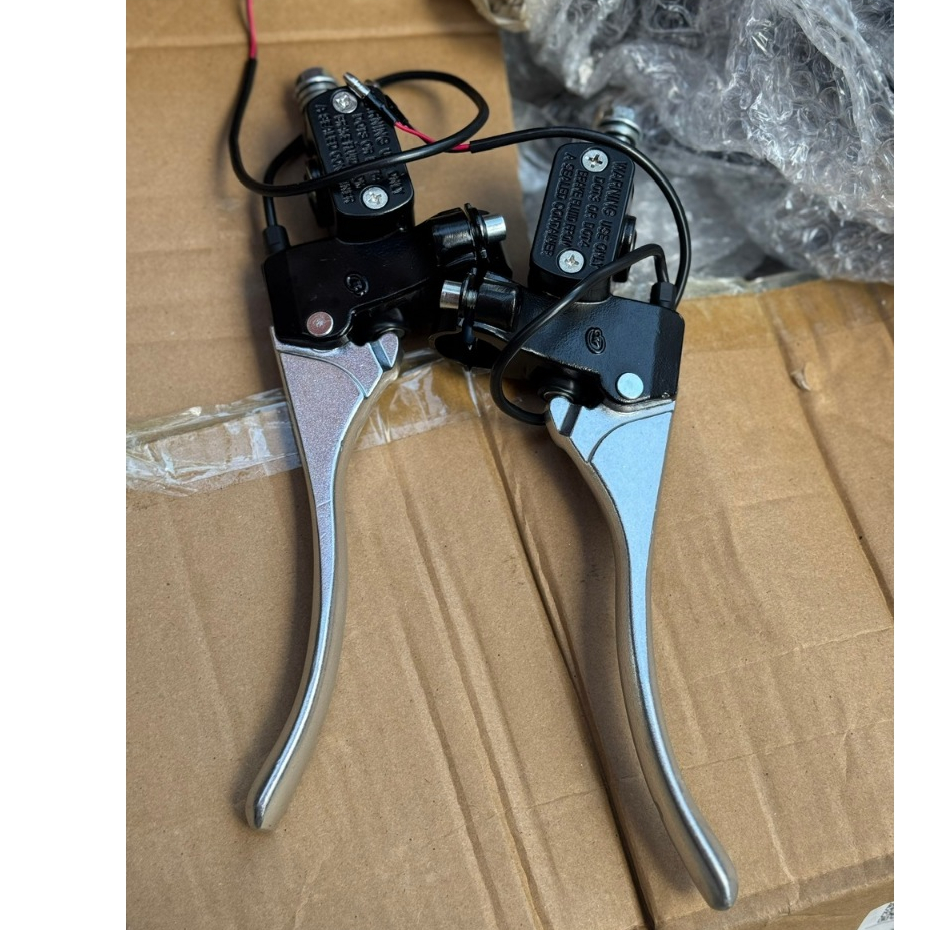 Tay phanh dầu phái trên trái phải lắp cho dòng gogo s, gogo cross dibao