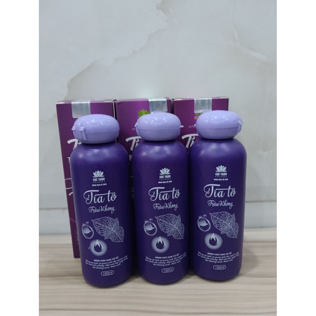 3.Combo 3 chai DDVS Tía Tô Trầu Không 150ml/chai.