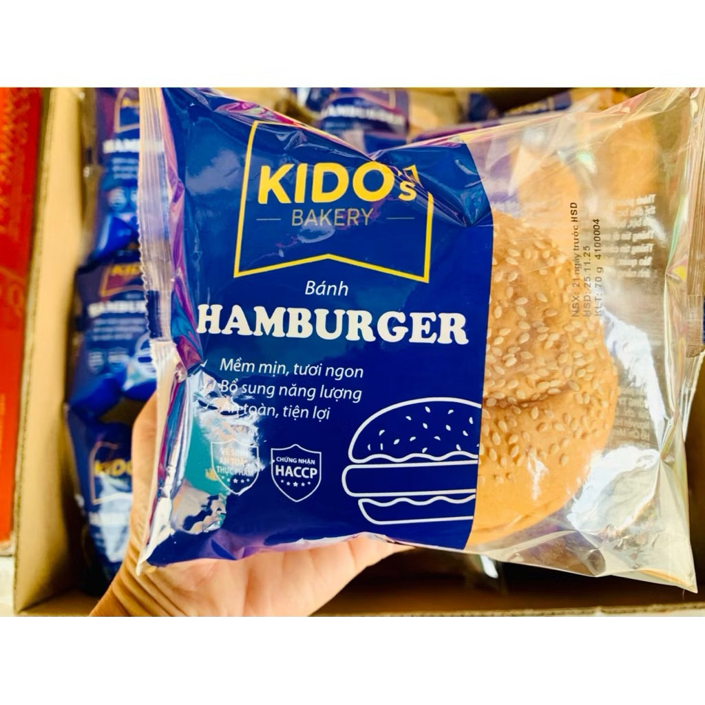 HOẢ TỐC| Vỏ Bánh Hamburger Kido’s (Thọ Phát)