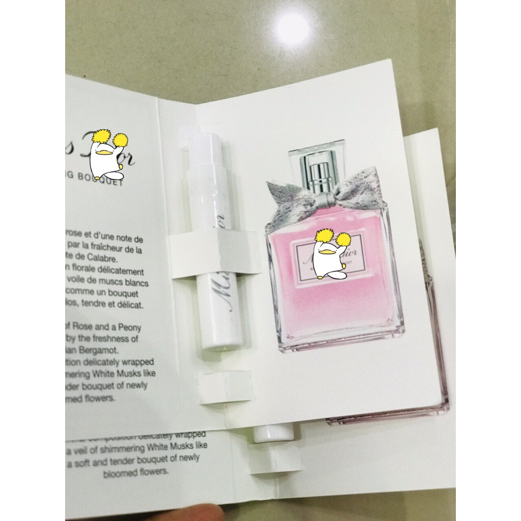 Vial mẫu thử nước hoa nữ blooming bouquet