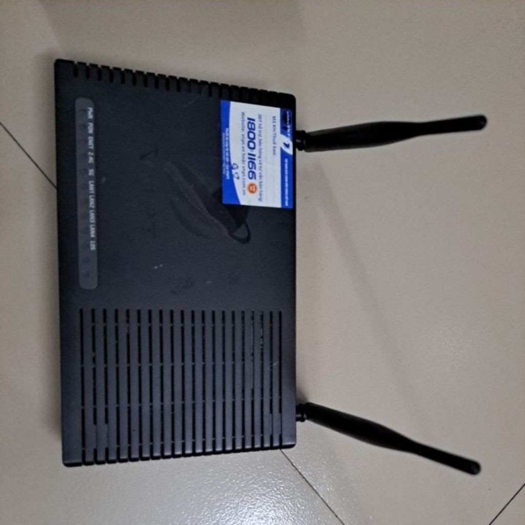 Moden Wifi GPON IGATE GW020-H  2 băng tần VNPT (mã màu đen)