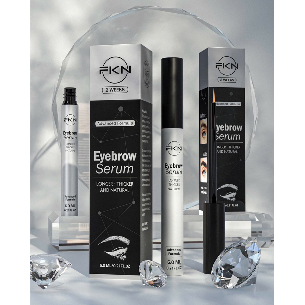 (Chính Hãng)Dưỡng mày FKN+Phục Hồi và Kích Mọc Lông Mày Hiệu Quả( màu trắng fkn)