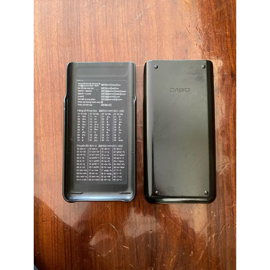 Nắp máy tính fx 880btg-580VNX-570vn đen -570vn trắng - thân sau máy tính