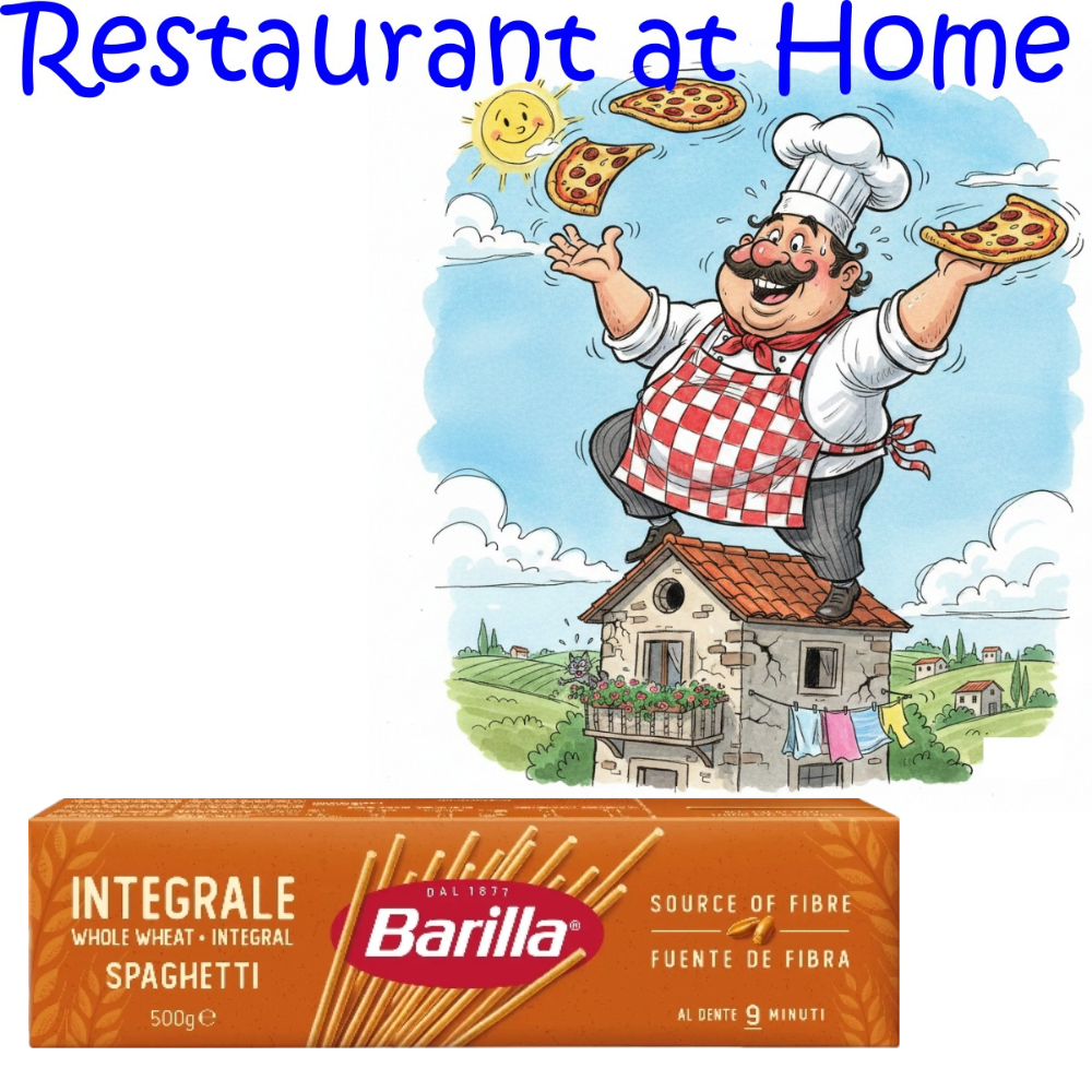 Mì Ý Spaghetti Integrale Barilla 500g – Pasta Nguyên Cám, Giàu Chất Xơ, Ăn Lành Mạnh