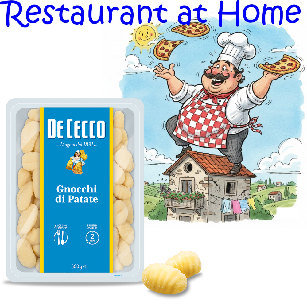 Mì Ý Gnocchi Di Patate De Cecco 500g – Gnocchi Khoai Tây Mềm Dẻo, Chuẩn Vị Ý