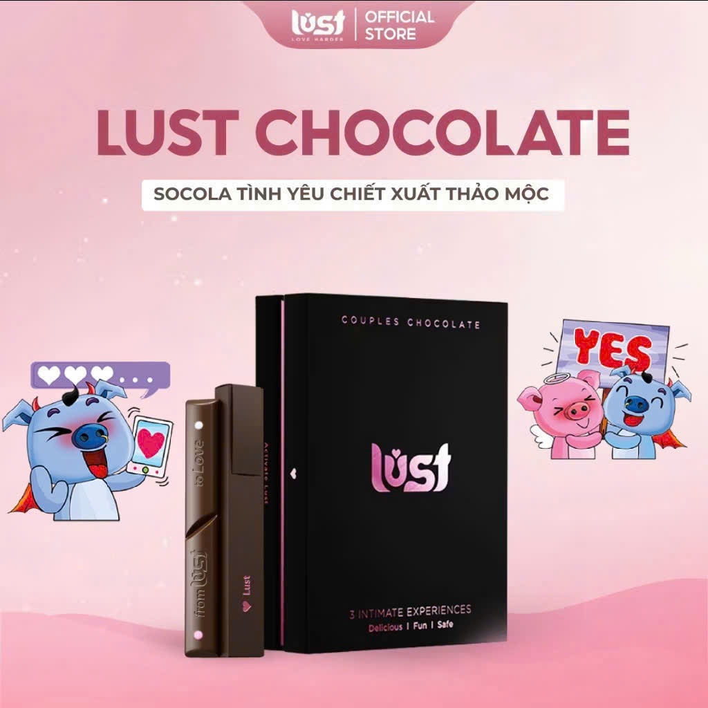 [QUÀ TẶNG ĐOÀN TỤ] LUST CHOCOLATE SOCOLA TÌNH YÊU ✈️💦