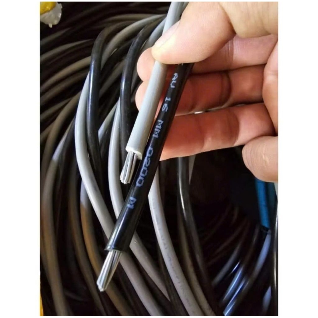 dây điện nhôm đôi 2x16, 2x25, 2x35 dây cáp nhôm duplex 7 tim 2pha 12,16, 25, 35 dẫn điện tốt vỏ dầy 