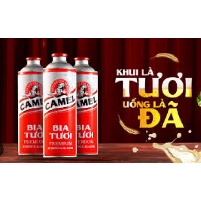 BIA TƯƠI CAMEL 4.9% 1 LÍT