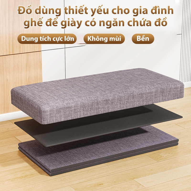 HEINO Ghế Gấp Lưu Trữ Thông Minh Cho Căn Hộ, Vải Lanh Thoáng Khí Chống Mốc Đa Năng Tiện Lợi | BigBuy360 - bigbuy360.vn