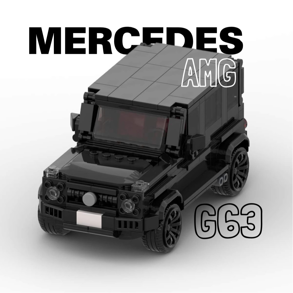 Xe Đồ Chơi Cho Bé Trai Lắp Ráp Mô Hình Mercedes AMG G63 - Đồ Chơi Xếp Hình Thông Minh Cho Bé 6-10 Tu