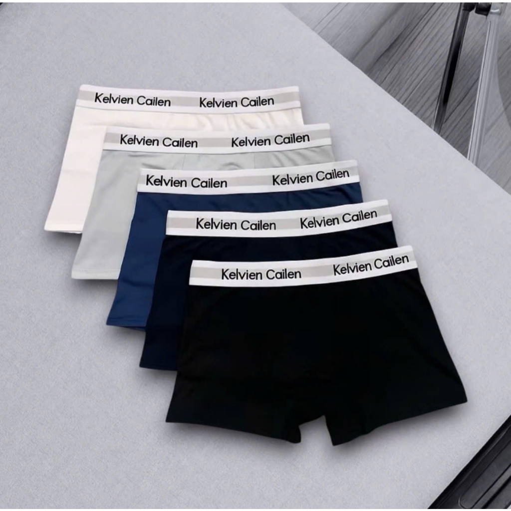 Sét 4 Quần Lót Nam Boxer Thun Lạnh KEN.LVIEN Co dãn 4 chiều, Quần sịp Nam Thun Lạnh Boxer K.C Denim Loại 1
