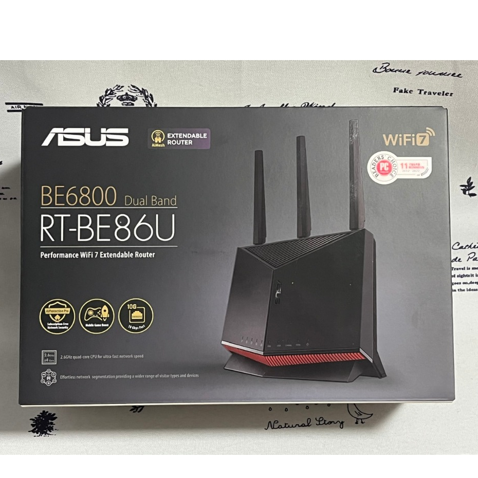 Đã sử dụng - ASUS RT-BE86U | BE6800 | WiFi 7 | Dual band |  AiMesh