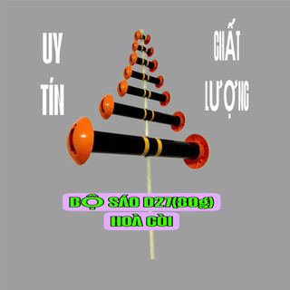 Bộ sáo diều nhựa d27 (7quả) nặng 80g âm hoà còi cho diều sáo nhỏ từ 1,5m-2m