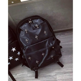 Balo Đi Học Đi Chơi  Hót Trend Thời Trang Nam Nữ Size 43-Balo Hoạ Tiết Chữ Nổi Chất Da Dù sẵn hàng