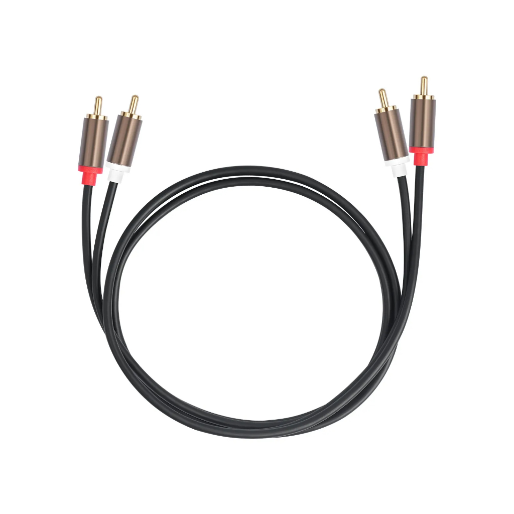 Cáp 2 RCA Đến 2 RCA 1m/2m/3m, Dây Âm Thanh RCA Nam Đến Nam Cho DVD TV Amplifier CD Soundbox, 2 RCA t