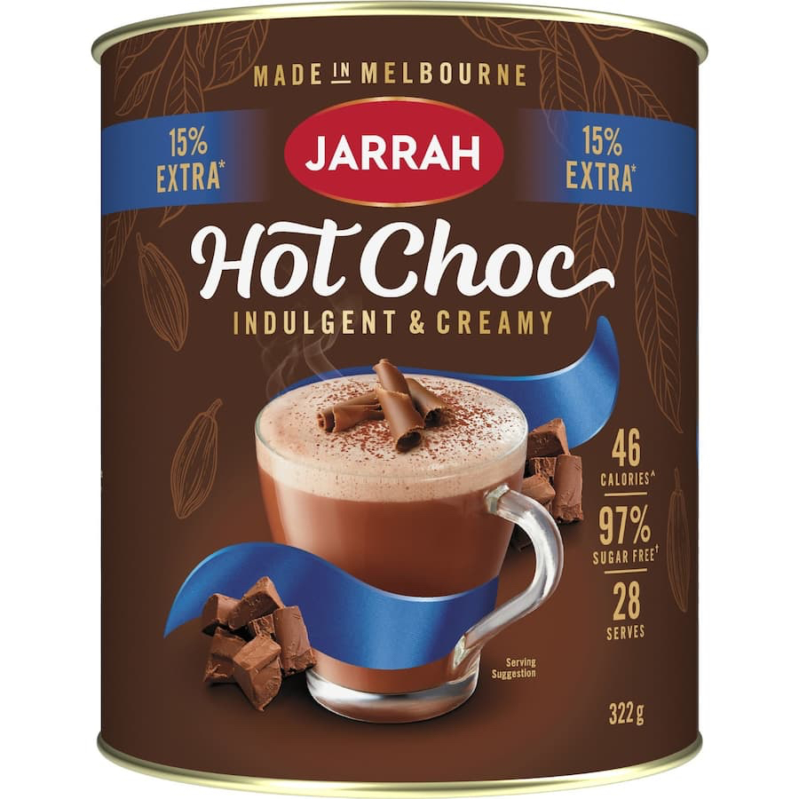 BỘT SOCOLA NÓNG Jarrah Hot Chocolate, MADE IN AUSTRALIA, 285g - 322g