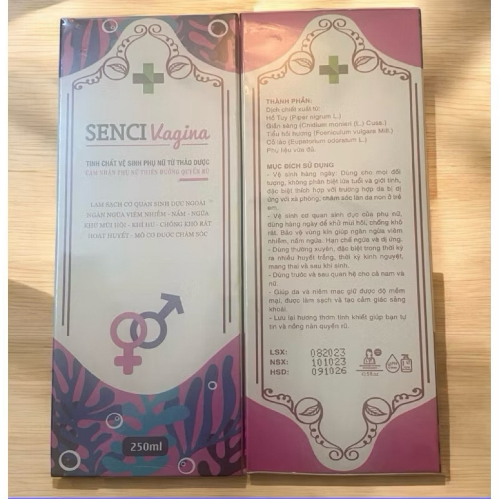 [ Chính hãng ] Senci Vagina tinh chất vệ sinh phụ nữ từ thảo dược ( lọ 250ml)
