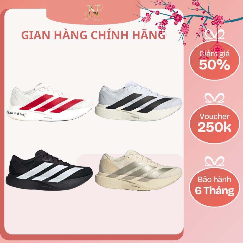 [HÀNG CHÍNH HÃNG] Giày Adidas Adizero Evo SL Pickleball, Chạy Bộ, Bóng Chuyền, Gym AUTHENTIC