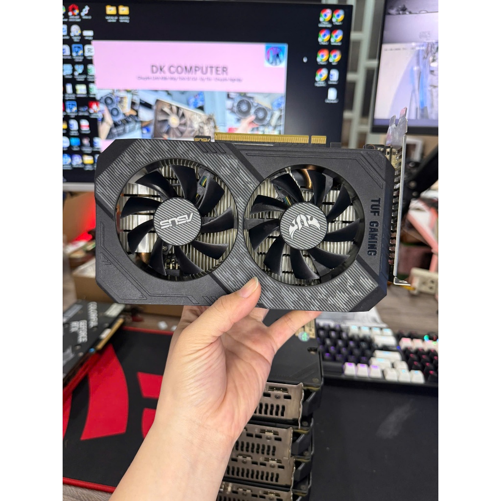 Card màn hình VGA ASUS TUF Gaming GeForce GTX 1650 4GB D6