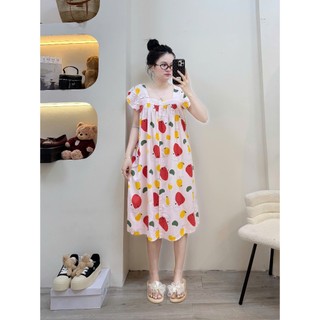 Váy lanh bầu siêu mát