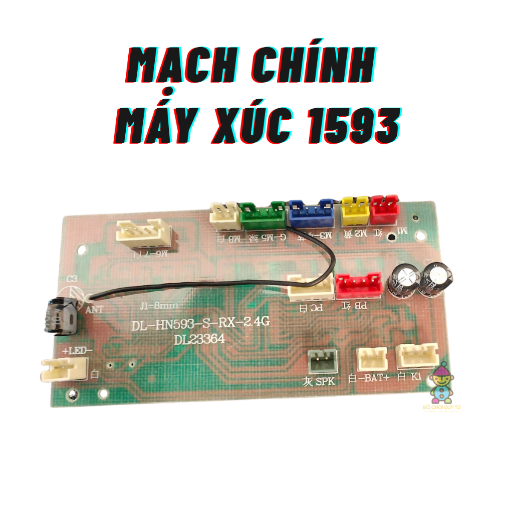Mạch nhận tín hiệu (mạch chính) cho máy xúc Điều khiển Huina 1593