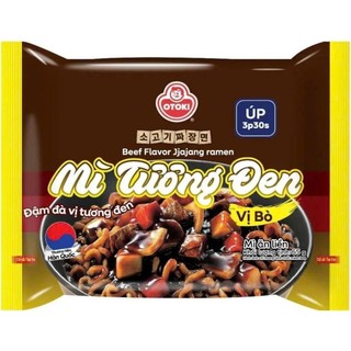 Combo 2 Gói Mì Trộn Tương Đen Hàn Quốc Ottogi ( 135gr / Gói )