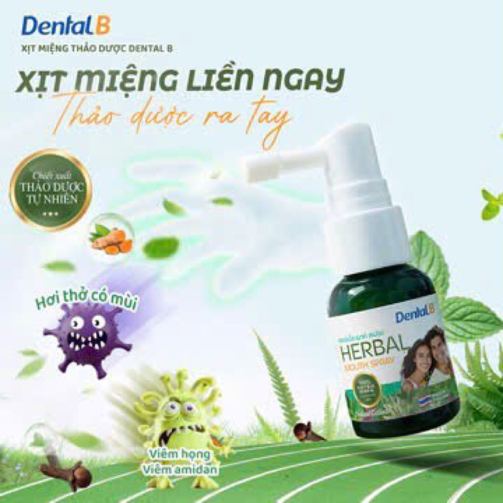 Xịt miệng thảo dược Dental B ghch33