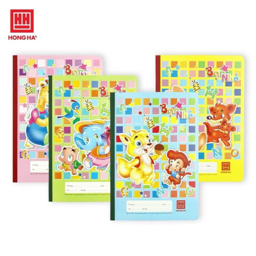 Lốc vở oly Hồng hà 0509  lốc 10 quyền  đo trắng 90 .92 %  iOS   vở  viết không bị nhòe mực