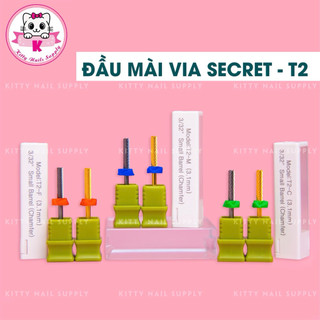 Đầu Mài Móng tay T2 Titan Via Secret Cao Cấp | Không Nóng Tay – Đủ Size F M C – Bền Bỉ – Chính Hãng