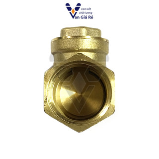 Van nước 1 chiều phi 42 49 60, van 1 chiều lá lật đồng/inox304 ngăn dòng chảy ngược hiệu quả cho bơm