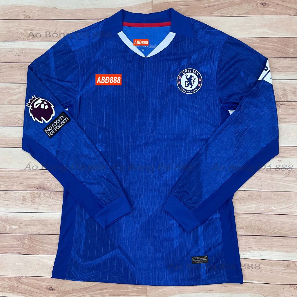 [Chỉ Có Áo] Áo Bóng Đá Player Dài Tay CLB Chelsea Sân Nhà 25/26 - Hàng Nhập Khẩu Thái Lan