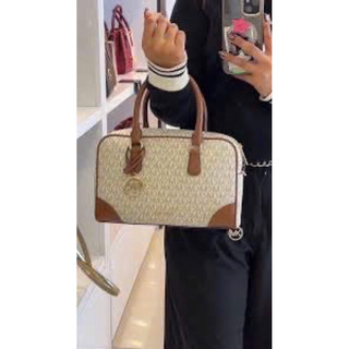Túi micheal kors auth sale (2 màu : nâu logo, trắng logo)