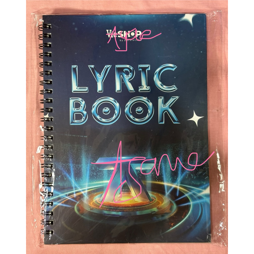 LYRIC BOOK SỔ TAY A5 ANH TRAI SAY HI CHÍNH HÃNG