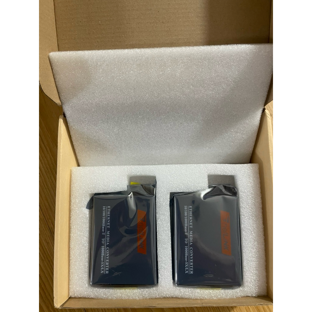 Bộ chuyển đối quang điện, converter quang netlink HTB-GS-03A/B 10/100Mb/1000Mb 1 sợi. Hàng qua sử dụ