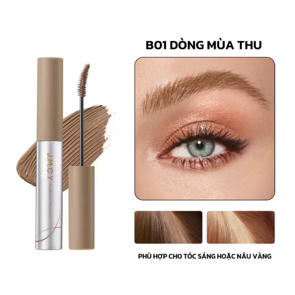 [Pass KOC 99%][Đã Mở Seal] B01 - Mascara JMCY kẻ mày nhiều màu Đi kèm cọ chải cho kết cấu mịn mượt n