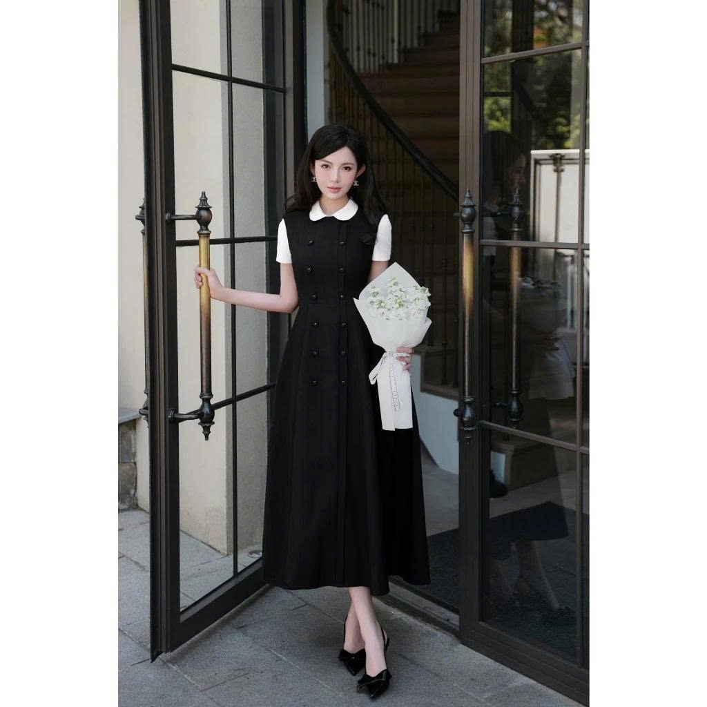 [Pass/Thanh lý] JOIE DES ROSES - Harriet Dress ( kèm đai nơ) (Đọc kỹ mô tả)