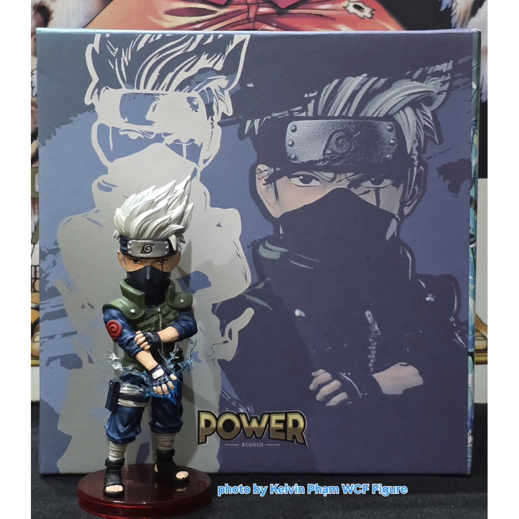 Mô hình Resin WCF chính hãng Power Studio Naruto Shippuden Kakashi Strongest Fury