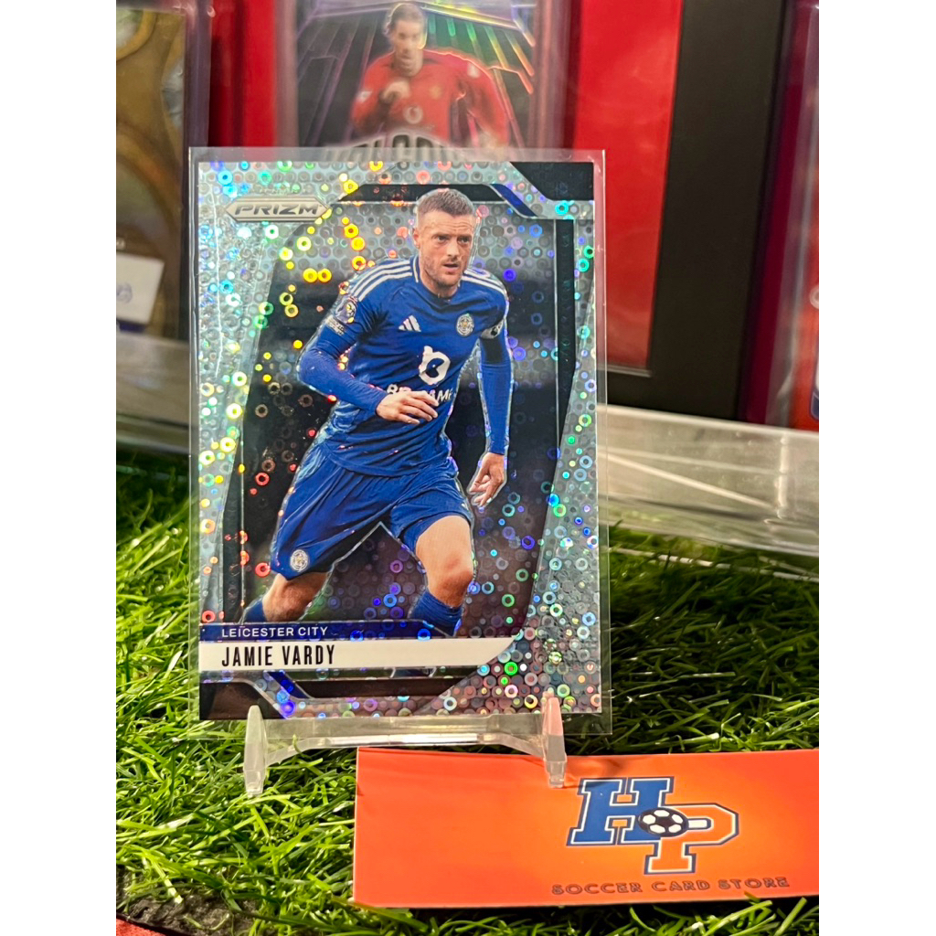 Thẻ bóng đá Jamie Vardy Breakaway Panini Prizm EPL 2024/25