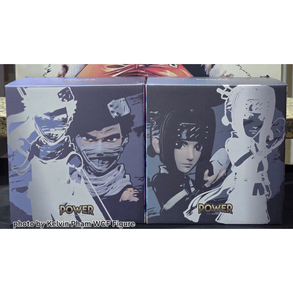 Cặp mô hình Resin WCF chính hãng Power Studio Naruto Season 1 Zabuza + Haku Làng Sương Mù