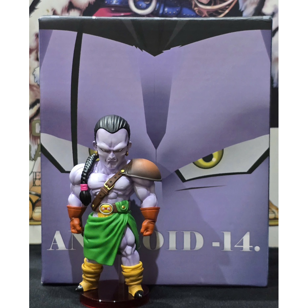 Mô hình Resin WCF chính hãng League Studio Dragon Ball Z Team Red Ribbon Android 14