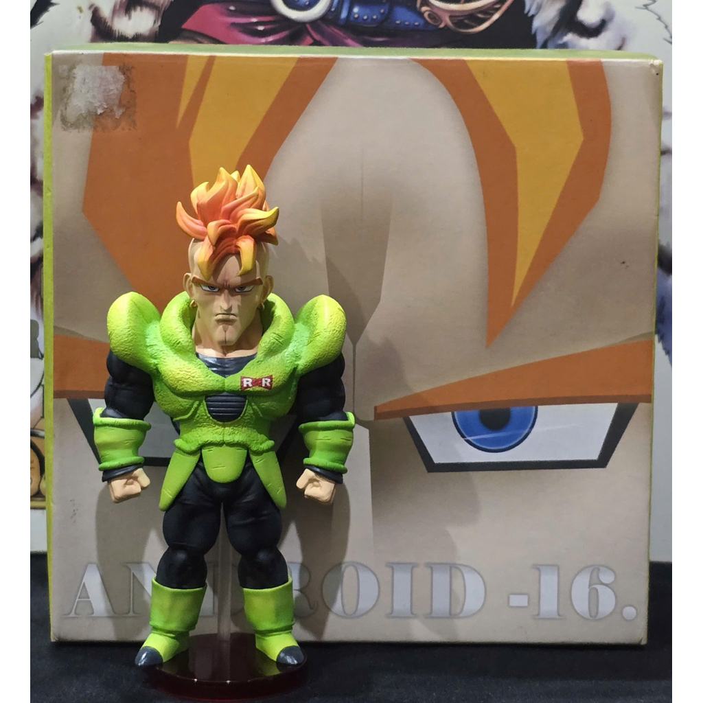 Mô hình Resin WCF chính hãng League Studio Dragon Ball Cell Game Version Android 16