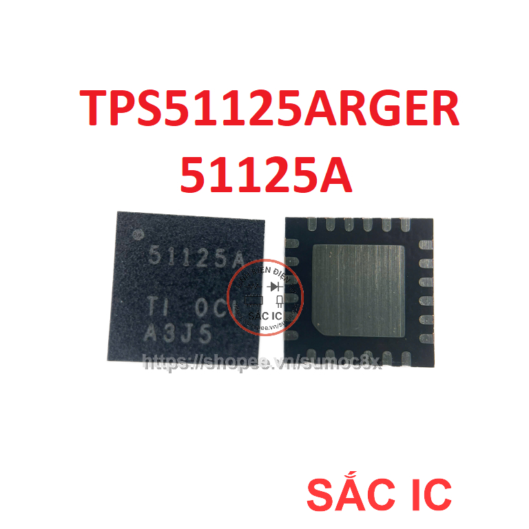 [TPS13] TPS51125A TPS51125ARGER 51125A 51125 ic quản lý nguồn trên bo mạch - Mới nguyên bản - Origin