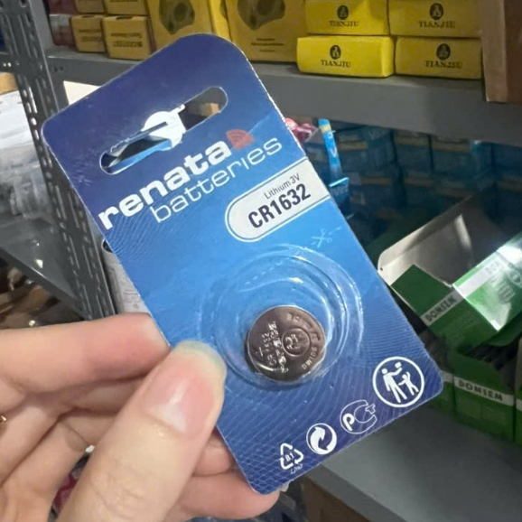 Vỉ pin 5 viên CR1632 1632 Maxell 3V Made in japan