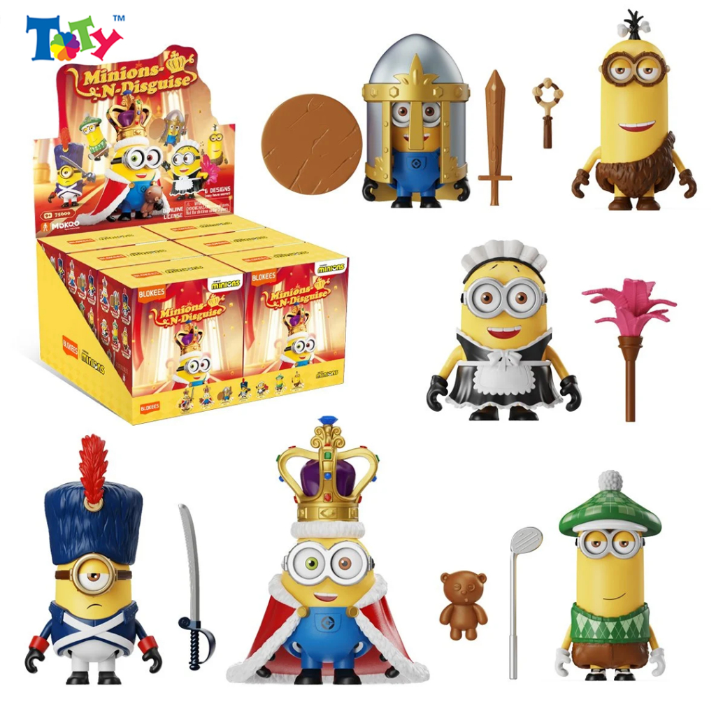 (1 NHÂN VẬT) Mô Hình Hộp Mù Minions - Mokoo 01 Minions-N-Disguise - Blokees - ED05