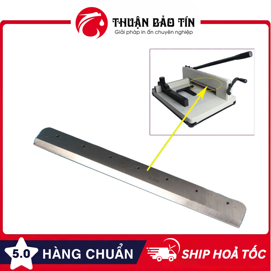 Lưỡi dao bàn cắt giấy YG-858 A4, 858 A3 – cắt 500 tờ, sắc bén, dễ thay thế