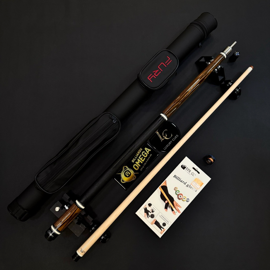 Combo Cơ Bida Lỗ Leadsuper Wood Ngọn Mộc Lux 2.0 (Tặng Kèm Phụ Kiện)